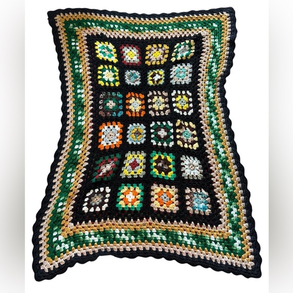 Colorful Crochet Afghan Blanket - Picture 3 of 16